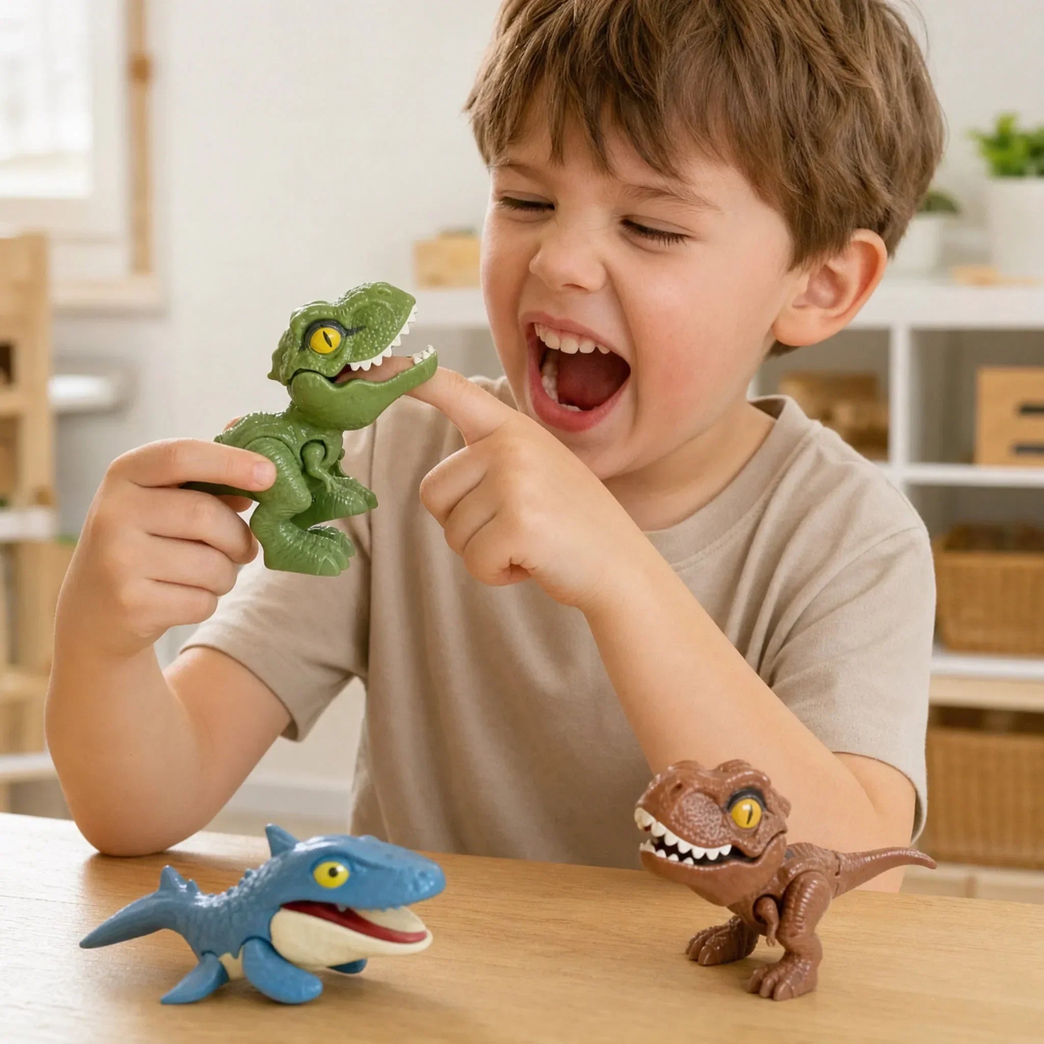 Snappysaurus Criativae - Fidget Dinosaurs with Snapping Jaws