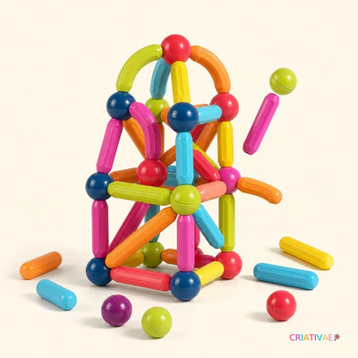 Magna Kids Criativae - Magnetic Sticks and Balls Building Set