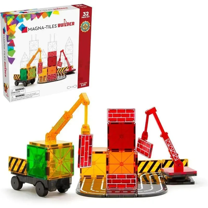 32-Piece Magnetic Building Set by Magnatiles