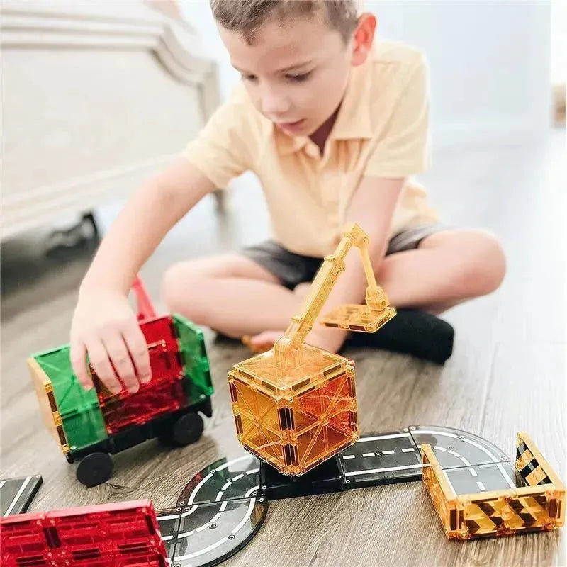 32-Piece Magnetic Building Set by Magnatiles
