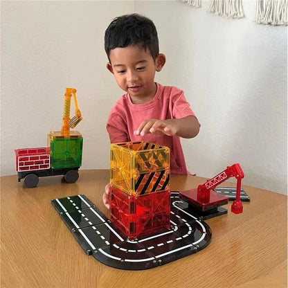 32-Piece Magnetic Building Set by Magnatiles