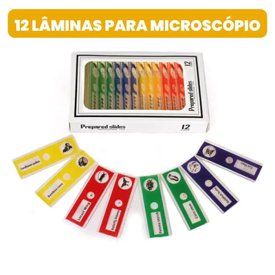 Microscopic Criativae - Portable Kids Microscope with 120x Zoom