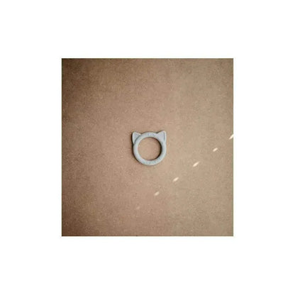 Mushie Silicone Baby Teether - Stone-Shaped Toy
