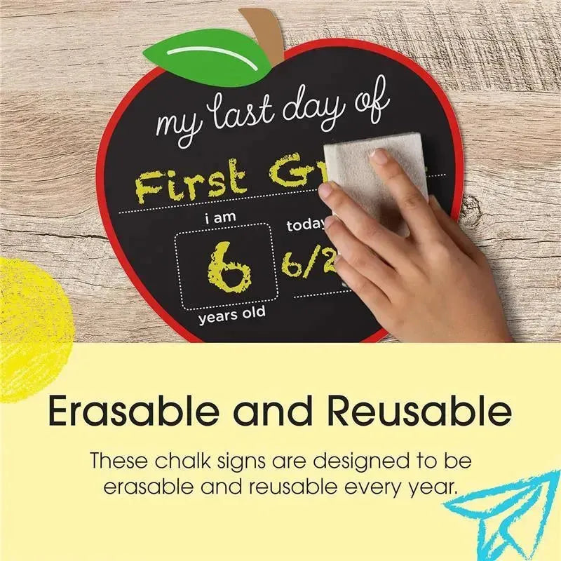 Pearhead Baby - School Days Chalkboard for First and Last Day Memories