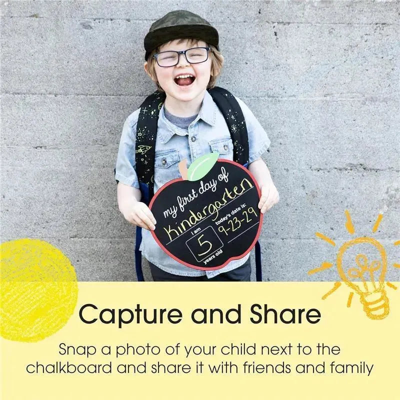 Pearhead Baby - School Days Chalkboard for First and Last Day Memories
