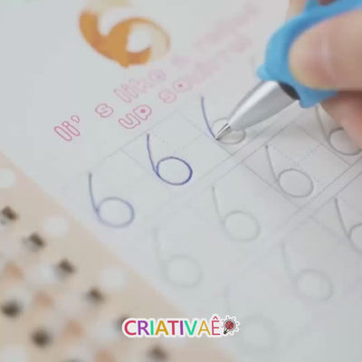 Magic Books Criativae - 4 Reusable Handwriting Practice Books