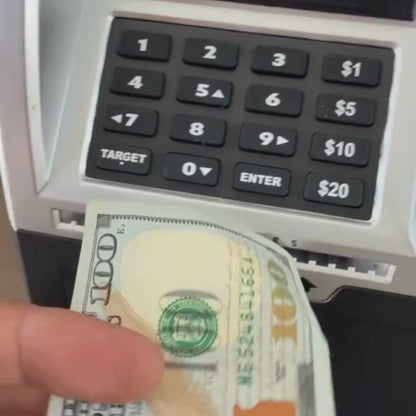 Kids ATM Piggy Bank Toy - Electronic Money Safe with Password & Automatic Bill Scroll for Boys and Girls | CRIATIVAE