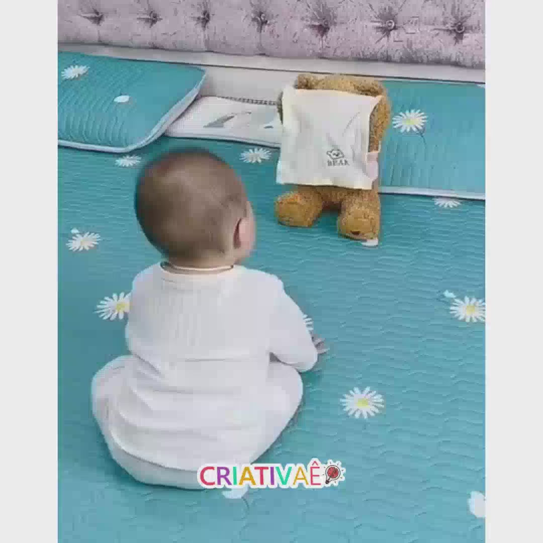 Peekaboo Teddy Criativae - Plush Bear That Plays Peekaboo With Your Baby