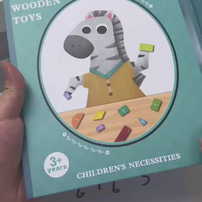 Montessori Magnetic Fraction Book - Criativae