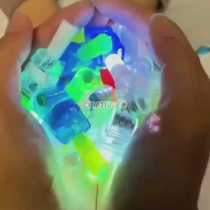 Mini LED Finger Projector Set - Compact Portable Light-Up Rings with Assorted Surprise Images for Kids | CRIATIVAE