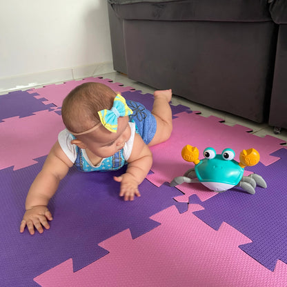 Sensory Crawling Crab Toy with Music and Lights | Motion Sensor Escape Crab for Babies and Toddlers | CRIATIVAE