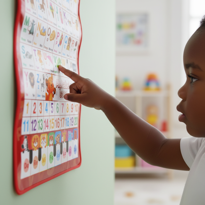 Bilingual Interactive Learning Poster – English & Spanish | CRIATIVAE