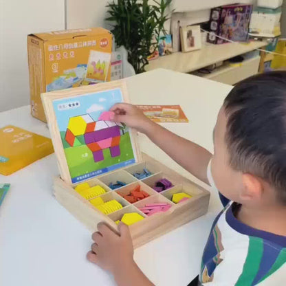 Educational Magnetic Tangram for Kids – Learning & Building Puzzle Toy | CRIATIVAE