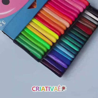 Washable Non-Toxic Crayons for Kids – Safe Creative Art Supplies | CRIATIVAE