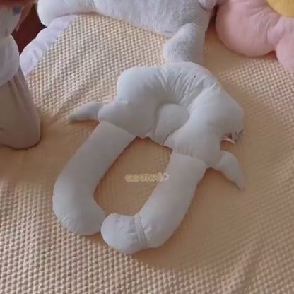 Baby Head Shaping Pillow for Flat Head Prevention | Breathable, Washable Memory Foam for Newborns | CRIATIVAE