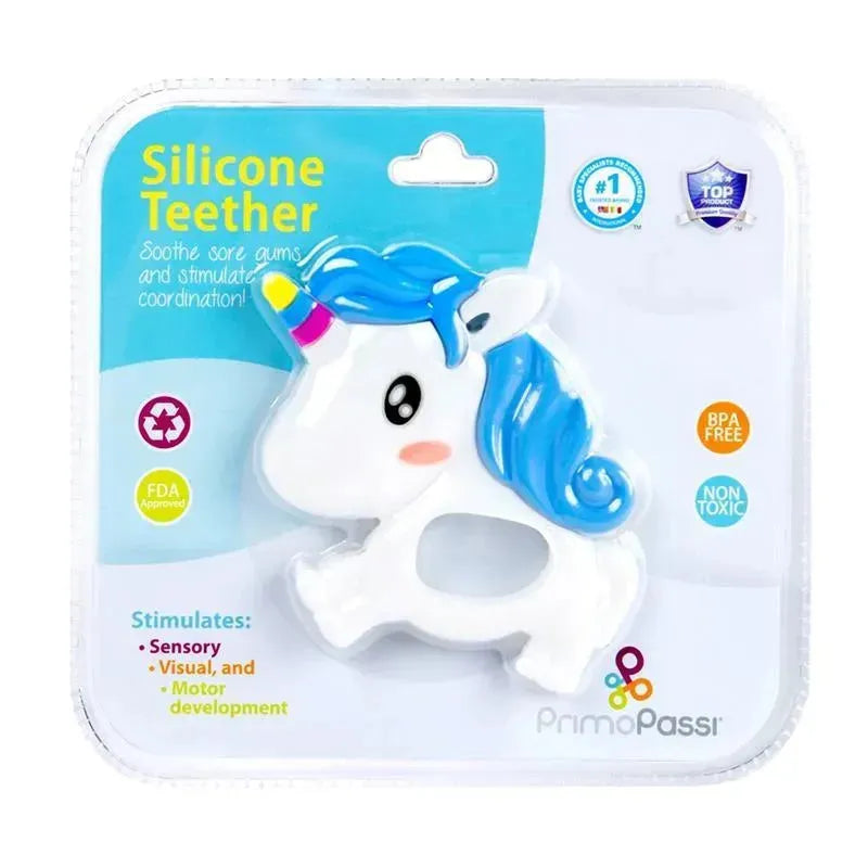 Primo Passi – Einhorn-Baby-Beißring aus Silikon