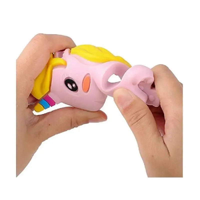 Pink Unicorn Silicone Baby Teether