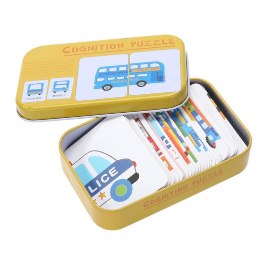Heißer Verkauf Holz-Transport-Puzzle - Lernfahrzeug-Spielzeug für Kinder, perfektes Geschenk für Babys