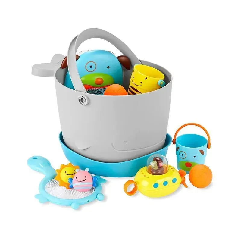 Moby Bath Toy Bucket Gift Set for Endless Fun