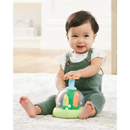 Skip Hop - Farmstand Baby Learning Toy: Push and Spin Fun