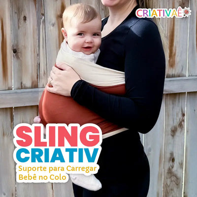EasySling Criativae - Stretchy Baby Wrap Carrier You Put On in Seconds