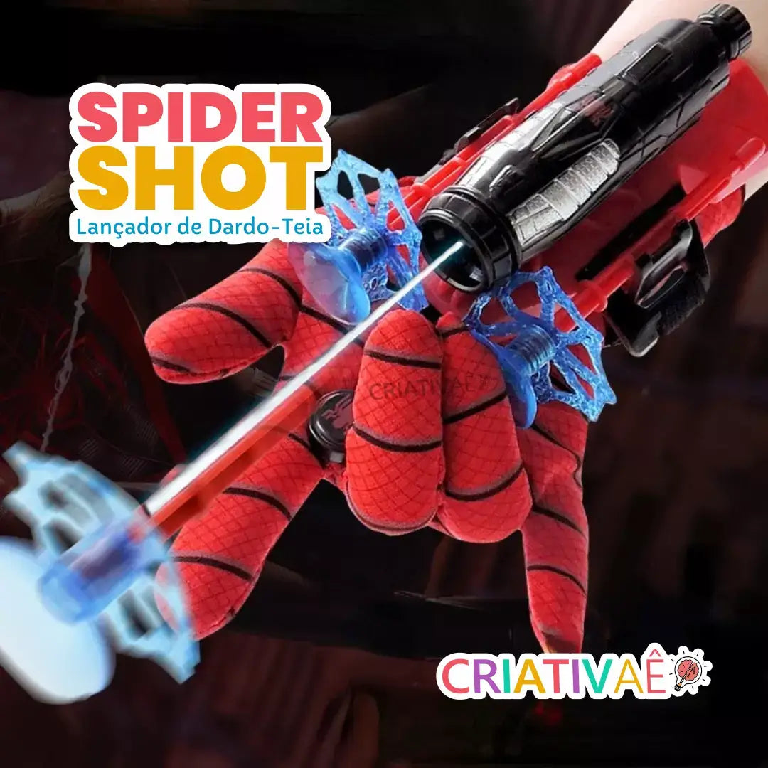 Spider Shot Criativae - Web Launcher With Suction Cup Darts