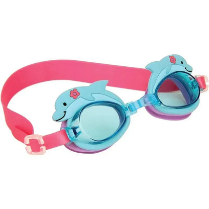 Dolphin-Themed Baby Swimming Goggles