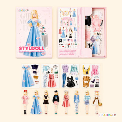 Styldoll Criativae - Magnetic Dress Up Doll with Endless Outfits