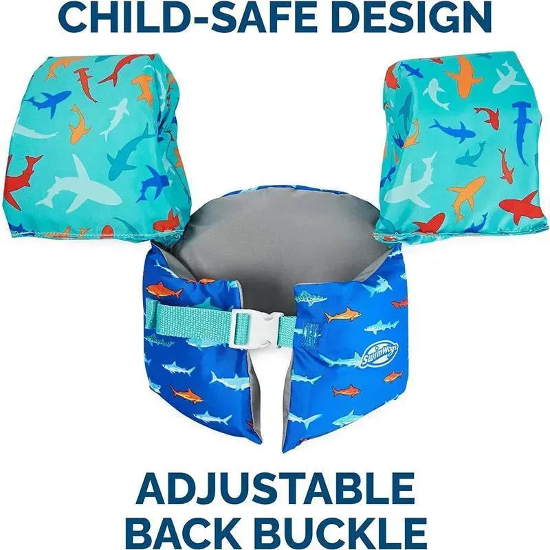 SwimWays Shark Life Jacket - US Coast Guard Approved Swimming Instructor Vest