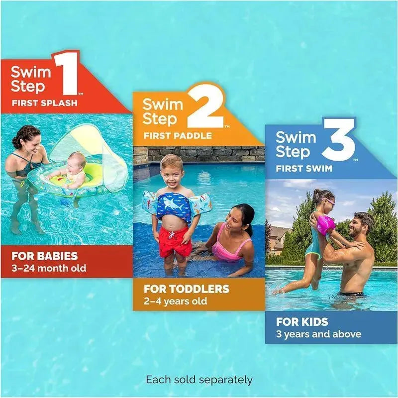 SwimWays Shark Life Jacket - US Coast Guard Approved Swimming Instructor Vest