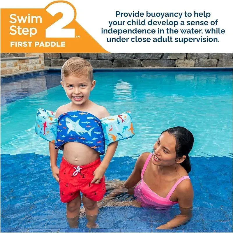 SwimWays Shark Life Jacket - US Coast Guard Approved Swimming Instructor Vest