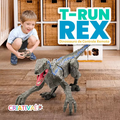 T-RunRex Criativae - Remote Control Dinosaur with Light and Sound