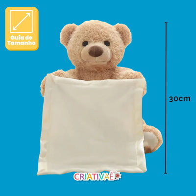 Peekaboo Teddy Criativae - Plush Bear That Plays Peekaboo With Your Baby