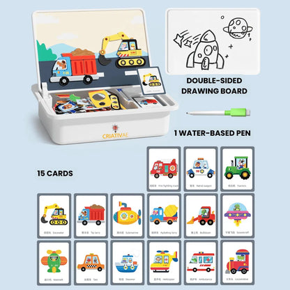 Creative Magnetic Puzzle Set for Kids - Criativae