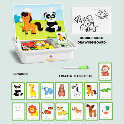 Creative Magnetic Puzzle Set for Kids - Criativae